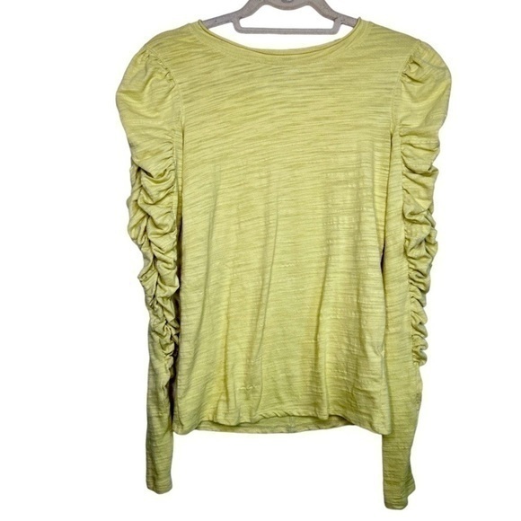 FREE PEOPLE  Natasha tee shirt Yellow Size XS - Picture 1 of 3